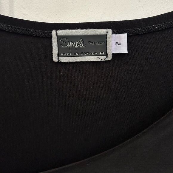 Sympli Nu Focus Tunic Cut Out Shoulder Asymmetrical Hem Top - Picture 5 of 12